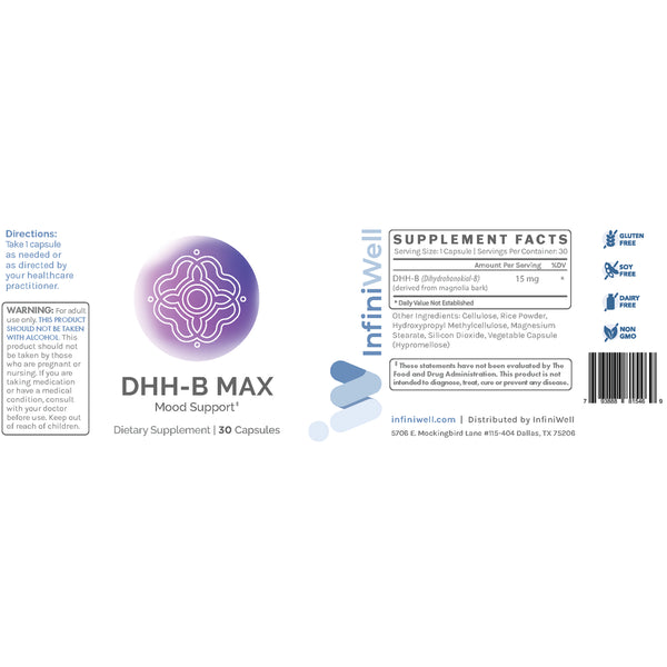 InfiniWell, DHH-B Max, 30 Capsules