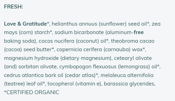 Nelson Naturals, Dom's, Deodorant, Fresh, Lemongrass-Cedar, 65g