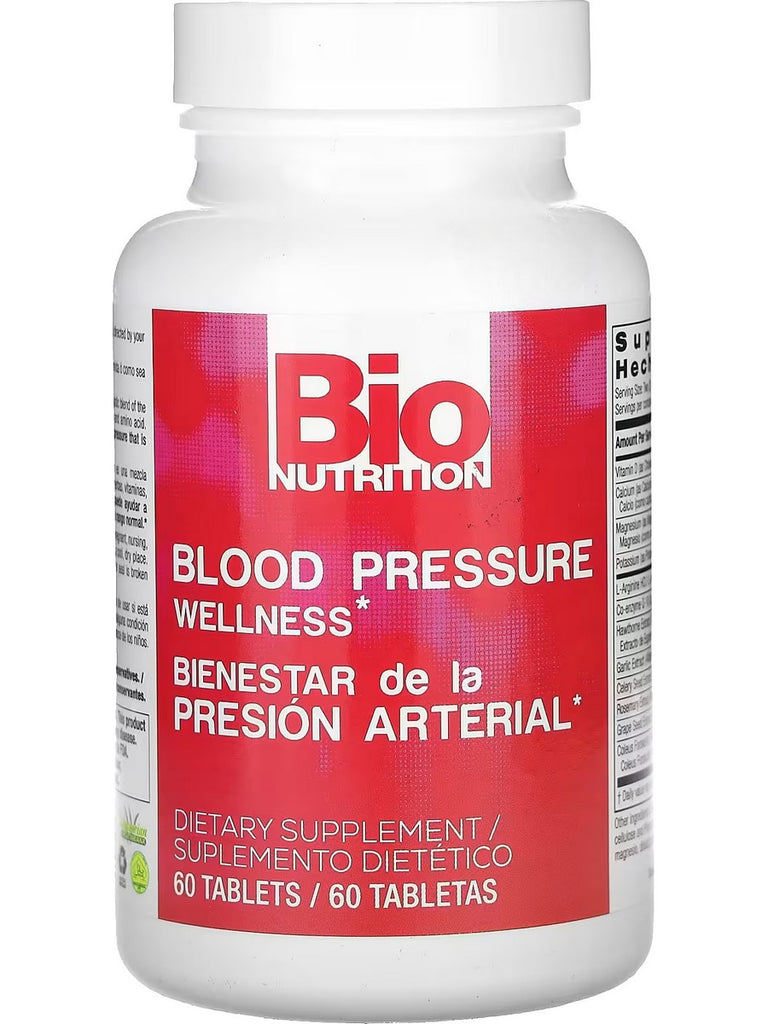Bio Nutrition, Blood Pressure Wellness, 60 Tablets