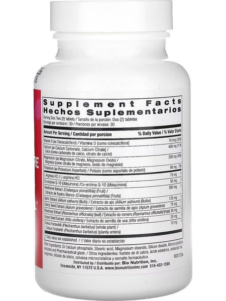 Bio Nutrition, Blood Pressure Wellness, 60 Tablets