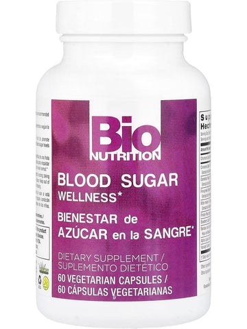Bio Nutrition, Blood Sugar Wellness, 60 Vegetarian Capsules