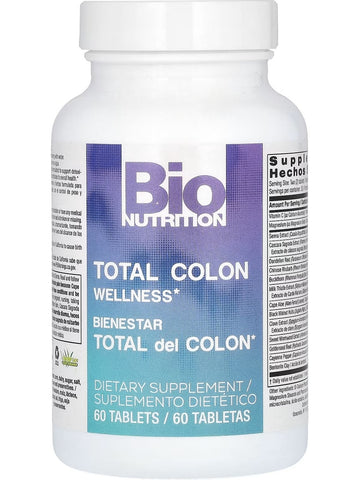Bio Nutrition, Total Colon Wellness, 60 Tablets