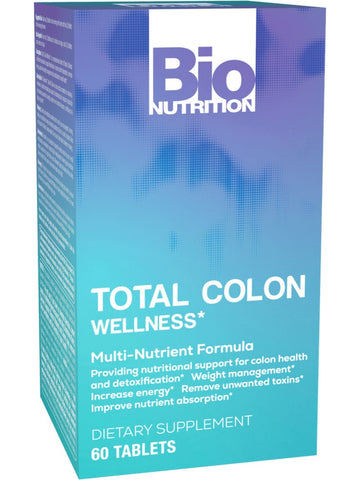 Bio Nutrition, Total Colon Wellness, 60 tabs