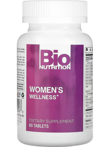 Bio Nutrition, Women's Wellness, 60 Tablets