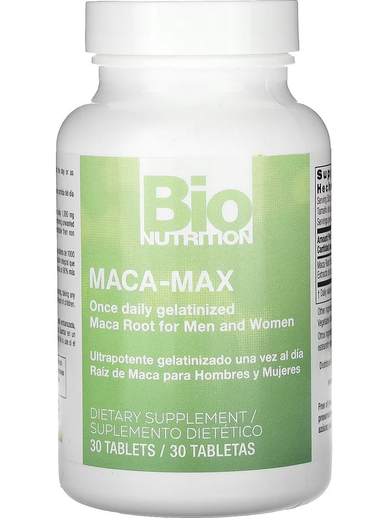 Bio Nutrition, Maca-Max, For Men and Women, 30 Tablets