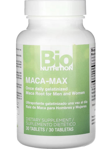 Bio Nutrition, Maca-Max, For Men and Women, 30 Tablets