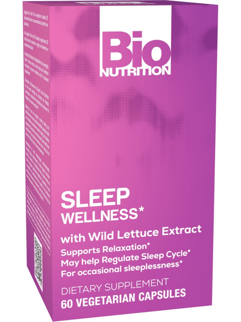 Bio Nutrition, Sleep Wellness w/Wild Lettuce, 60 vegicaps