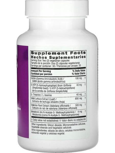 Bio Nutrition, Sleep Wellness with Wild Lettuce Extract, 60 Vegetarian Capsules