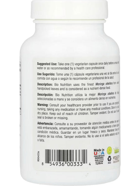 Bio Nutrition, Moringa 5,000, 90 Vegetarian Capsules