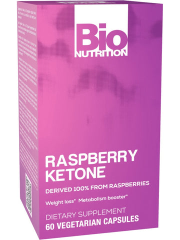 Bio Nutrition, 100% Natural Raspberry Ketone, 60 vegicaps
