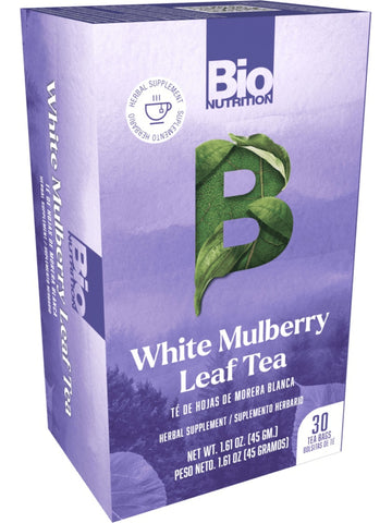 Bio Nutrition, Tea White Mulberry Leaf, 30 bags