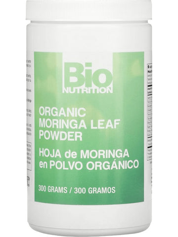 Bio Nutrition, Organic Moringa Leaf Powder, 300 grams