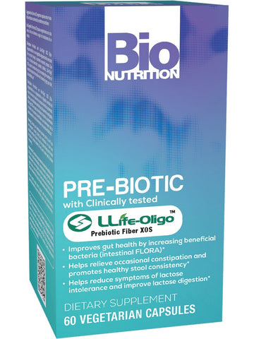 Bio Nutrition, Pre-Biotic Fiber with Llife-Oligo, 60 vegicaps