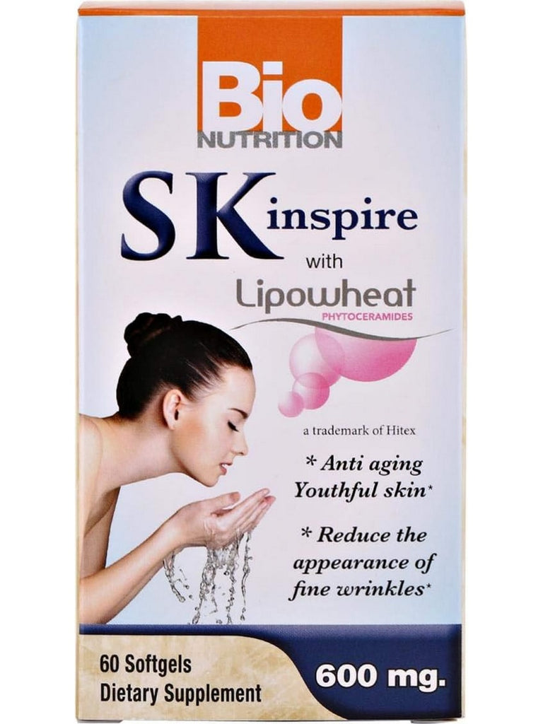 Bio Nutrition, Skinspire with Lipowheat, 60 softgels