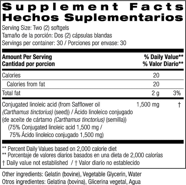 Bio Nutrition, CLA 1500, 60 Softgels