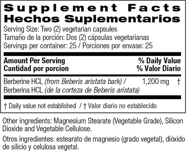 Bio Nutrition, Advanced Berberine 1200, 50 Vegetarian Capsules
