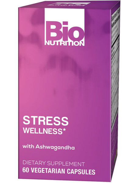 Bio Nutrition, Stress Wellness with Ashwaganda, 60 Vegetarian Capsules