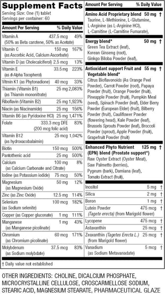 Bio Nutrition, Men's Wellness, 60 Tablets