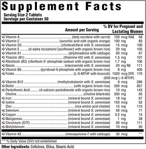 Innate Response Formulas, Baby & Me Multivitamin, 60 tablets