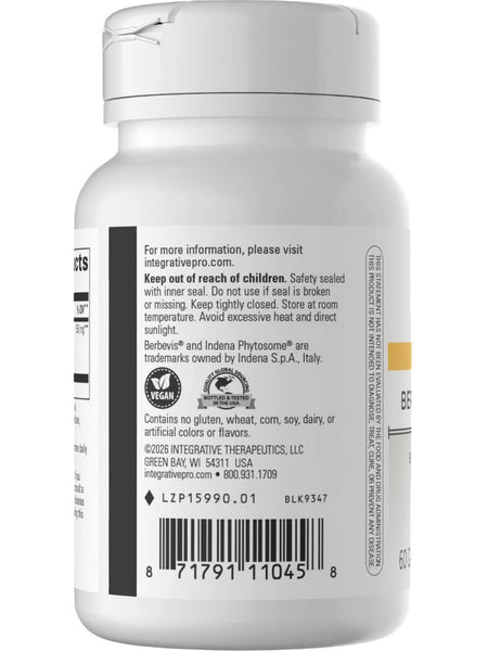 Integrative Therapeutics, Berberine Phytomax, 60 Capsules