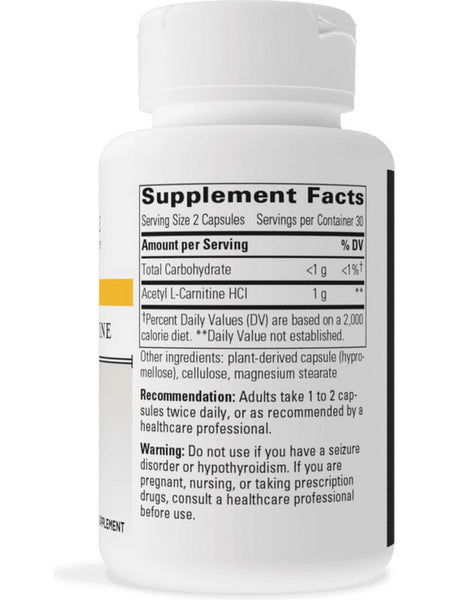 Integrative Therapeutics, Acetyl-L-Carnitine, 60 capsules