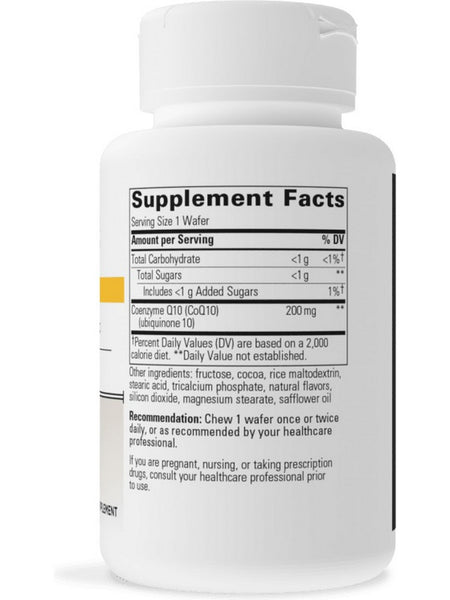 Integrative Therapeutics, Vitaline® CoQ10 (200 mg), Chocolate Flavored, 30 chewable tablets