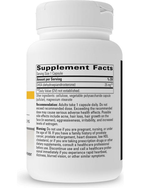 Integrative Therapeutics, DHEA-25, 60 capsules