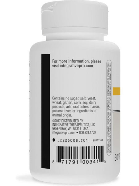 Integrative Therapeutics, GABA, 60 veg capsules