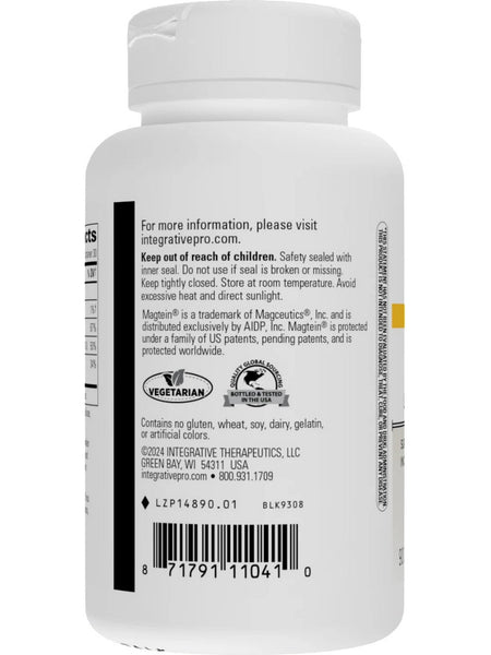 Integrative Therapeutics, Magtein L-Threonate Plus, 90 Capsules