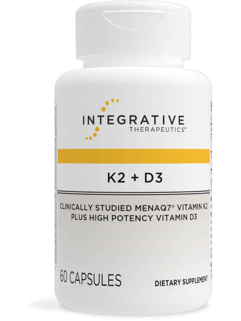 Integrative Therapeutics, K2 + D3, 60 capsules