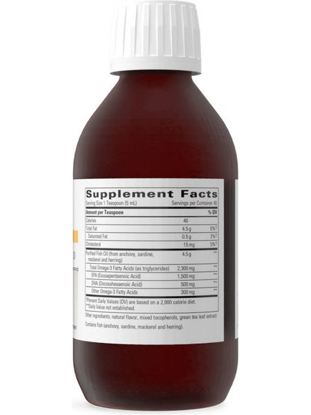 Integrative Therapeutics, Pure Omega Liquid, 6.8 fl oz