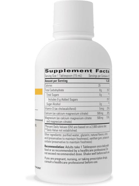Integrative Therapeutics, Liquid Calcium Magnesium 1:1 Cal/Mag Ratio, Berry Flavored, 16 fl oz