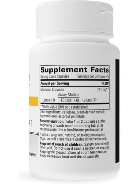Integrative Therapeutics, Lipase Concentrate-HP, 90 capsules