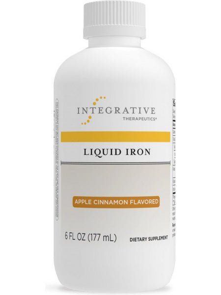 Integrative Therapeutics, Liquid Iron, Apple Cinnamon Flavored, 6 fl oz