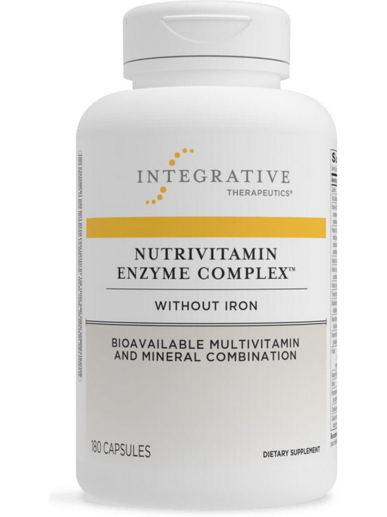 Integrative Therapeutics, NutriVitamin Enzyme Complex™ without Iron, 180 capsules