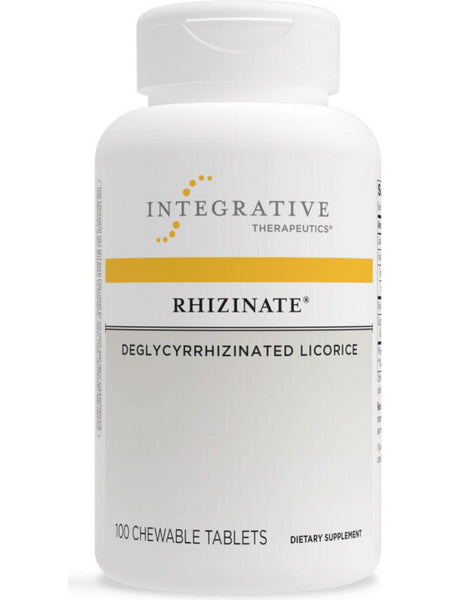 Integrative Therapeutics, Rhizinate® Deglycyrrhizinated Licorice, Original Flavor, 100 chewable tablets