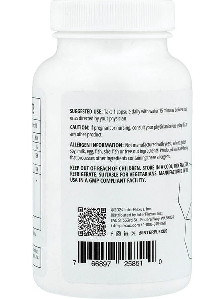 InterPlexus, Seriphos, 100 Vegetarian Capsules