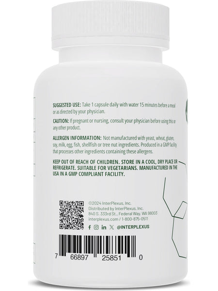 InterPlexus, Seriphos, 100 Vegetarian Capsules