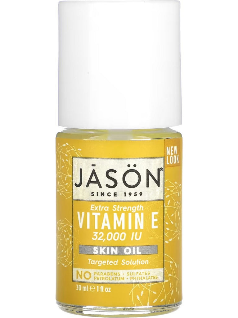 Jason Naturals, Extra Strength, Vitamin E, Skin Oil, 32,000 IU, 1 fl oz