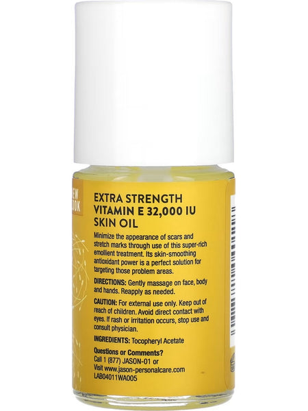 Jason Naturals, Extra Strength, Vitamin E, Skin Oil, 32,000 IU, 1 fl oz