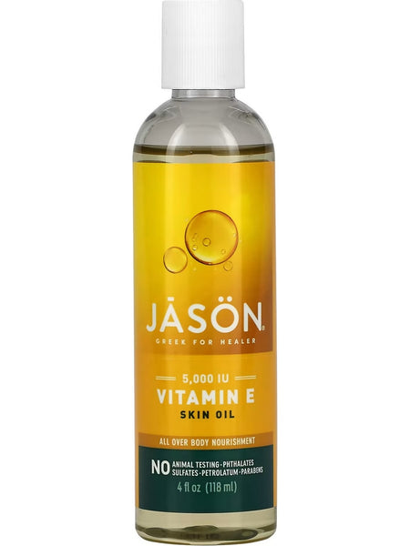 Jason Naturals, Vitamin E, Skin Oil, 5,000 IU, 4 fl oz