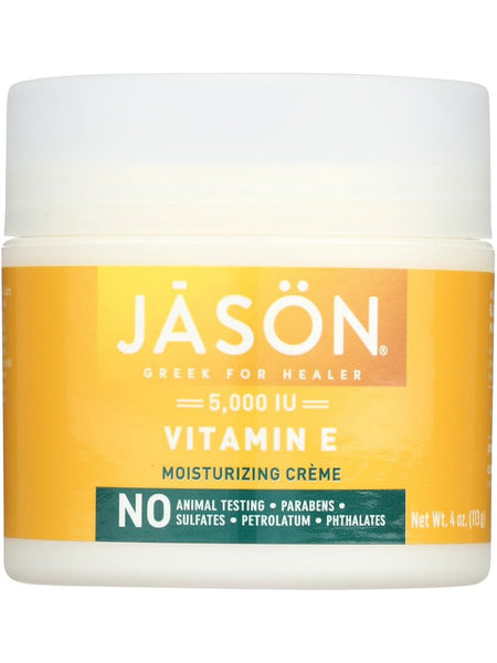 Jason Naturals, Vitamin E, Moisturizing Creme, 5,000 IU, 4 oz