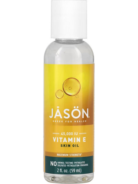 Jason Naturals, Vitamin E, Skin Oil, Maximum Strength, 45,000 IU, 2 fl oz