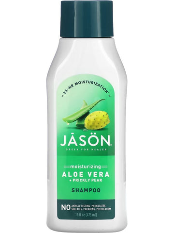 Jason Naturals, Shampoo, Moisturizing Aloe Vera + Prickly Pear, 16 fl oz