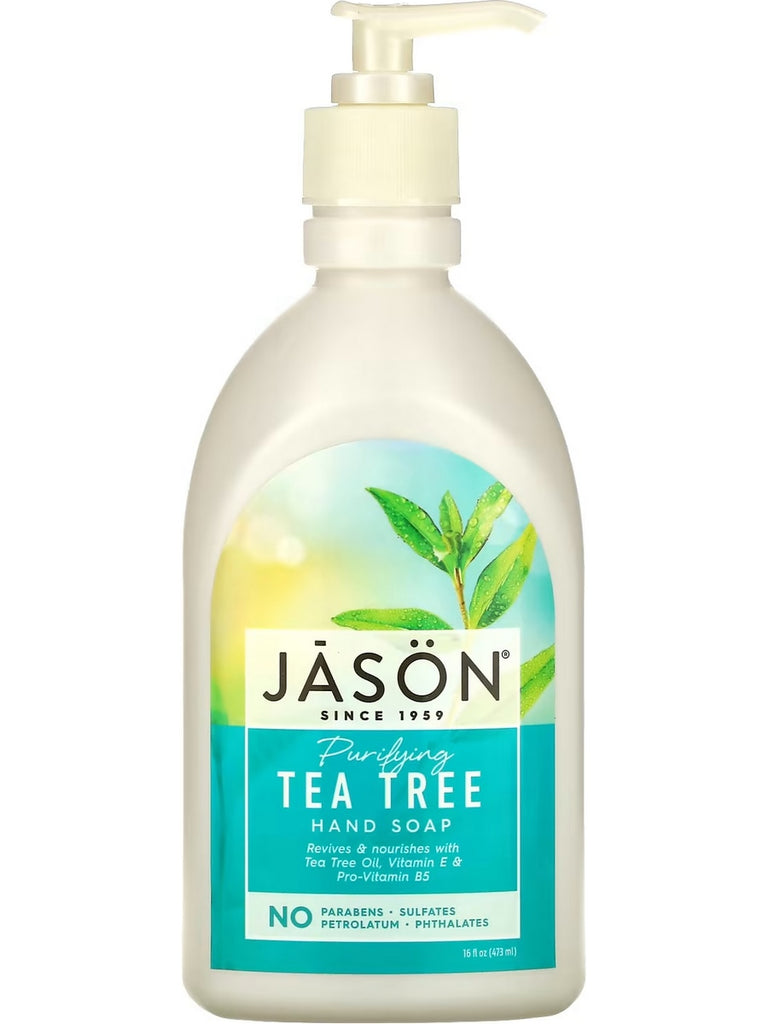 Jason Naturals, Hand Soap, Purifying Tea Tree, 16 fl oz