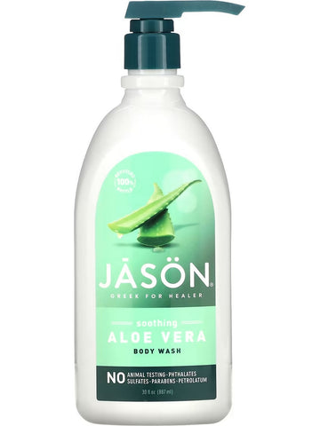Jason Naturals, Body Wash, Soothing Aloe Vera, 30 fl oz