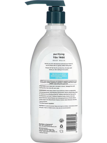 Jason Naturals, Body Wash, Purifying Tea Tree, 30 fl oz