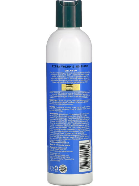 Jason Naturals, Shampoo, Extra Volumizing Biotin, 8 fl oz