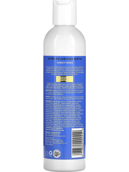 Jason Naturals, Conditioner, Extra Volumizing Biotin, 8 fl oz