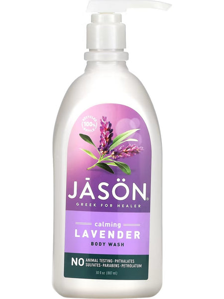Jason Naturals, Body Wash, Calming Lavender, 30 fl oz